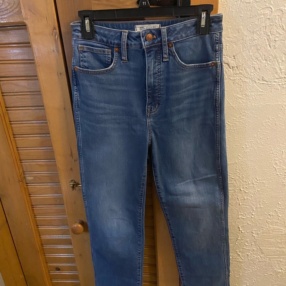 Madewell High Rise Curvy Stovepipe Jeans